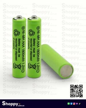 pilas aaa recargables ni mh 1.2v 1800mah