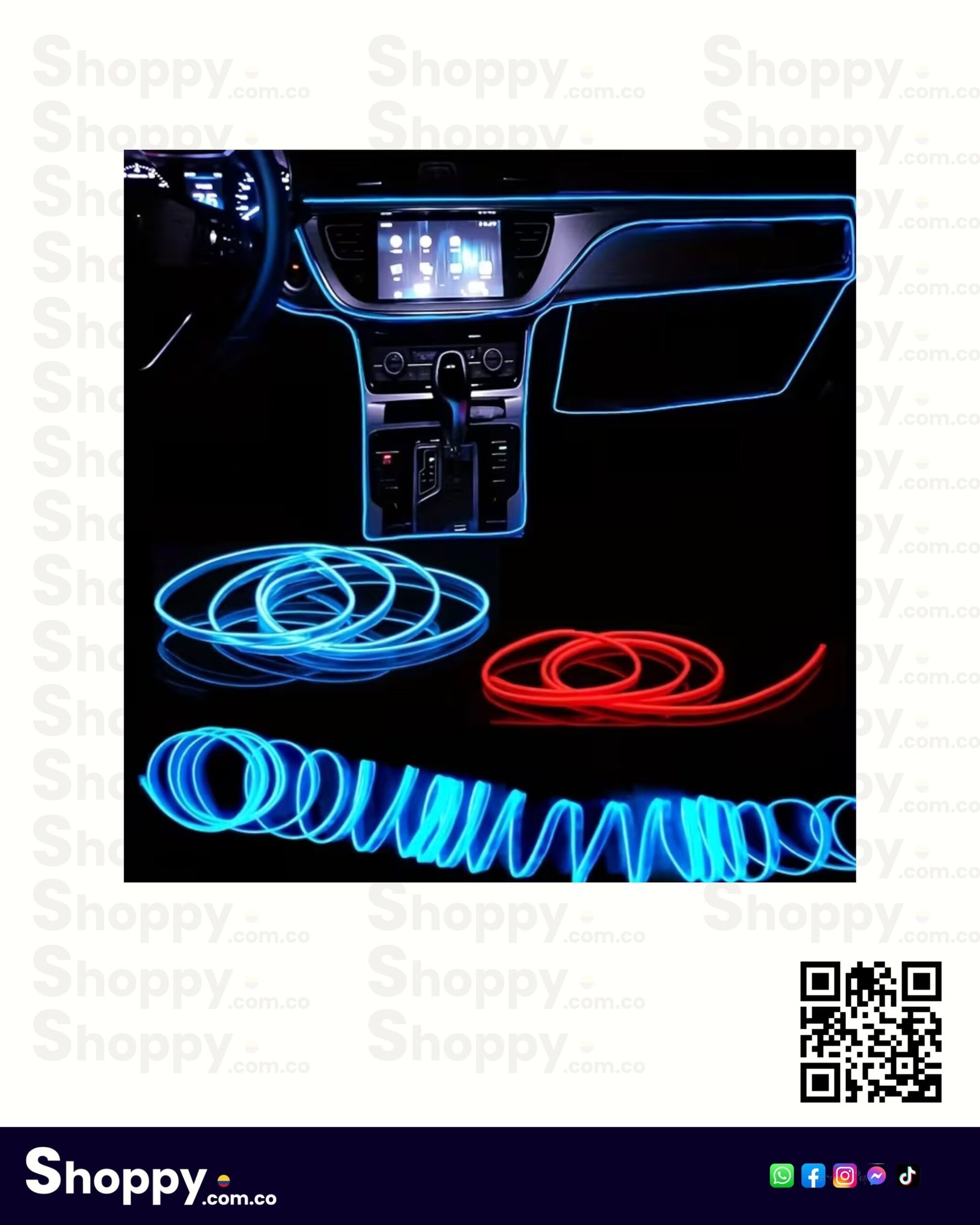 cinta led neón flexible 5 metros alimentación usb cinta led neón flexible 5 metros alimentación usb