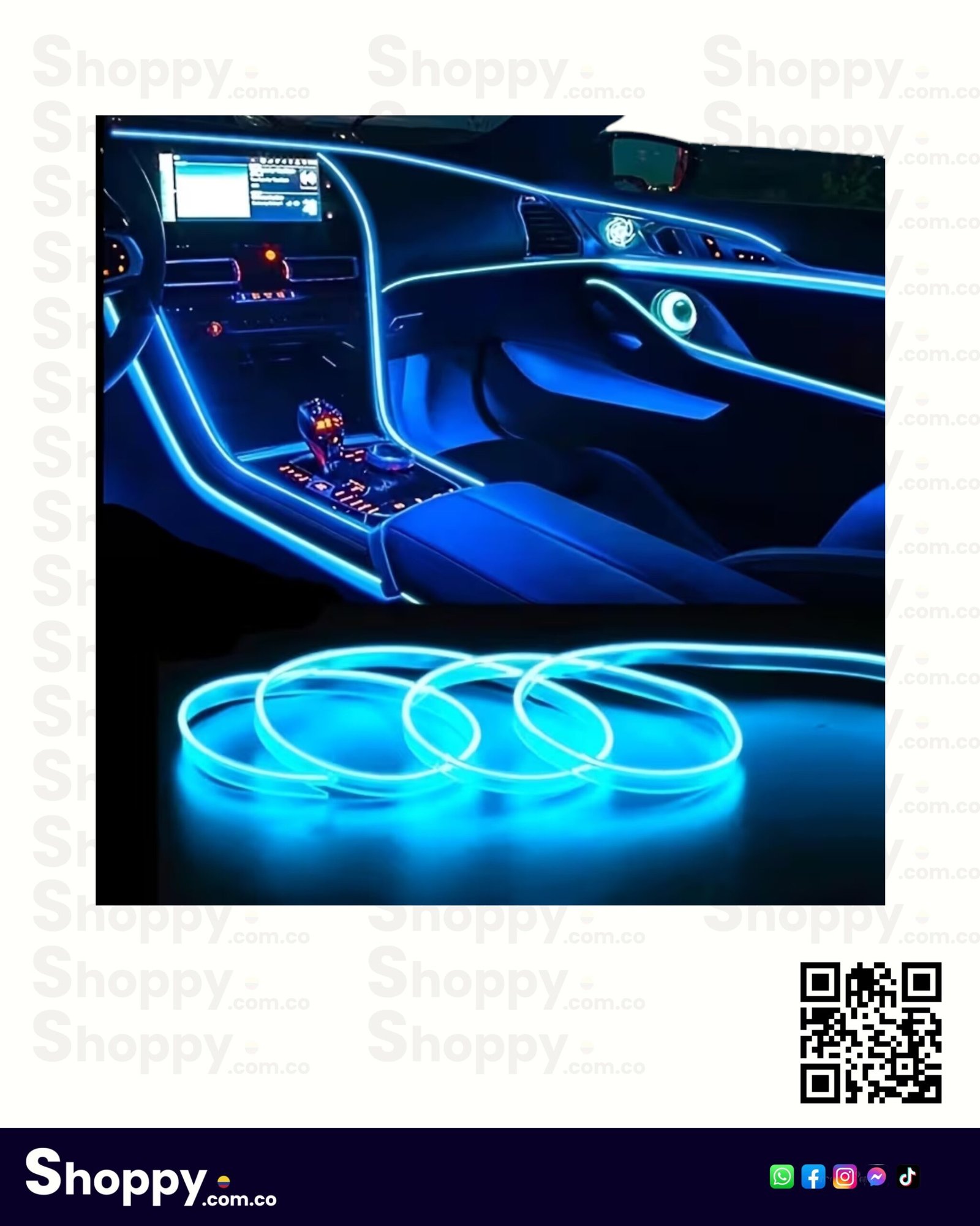 cinta led neón flexible 5 metros alimentación usb cinta led neón flexible 5 metros alimentación usb