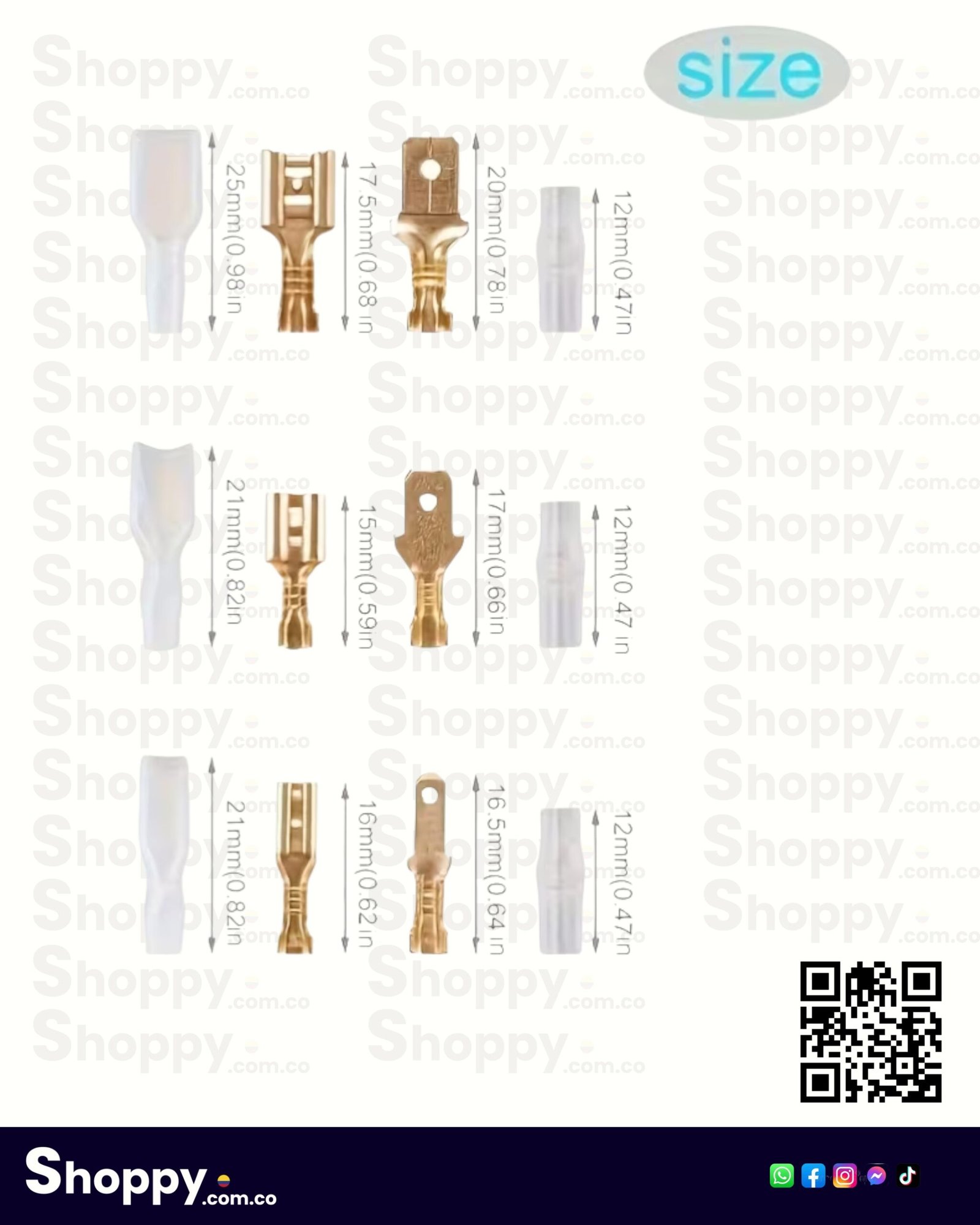 kit de 270 terminales eléctricas kit de 270 terminales eléctricas