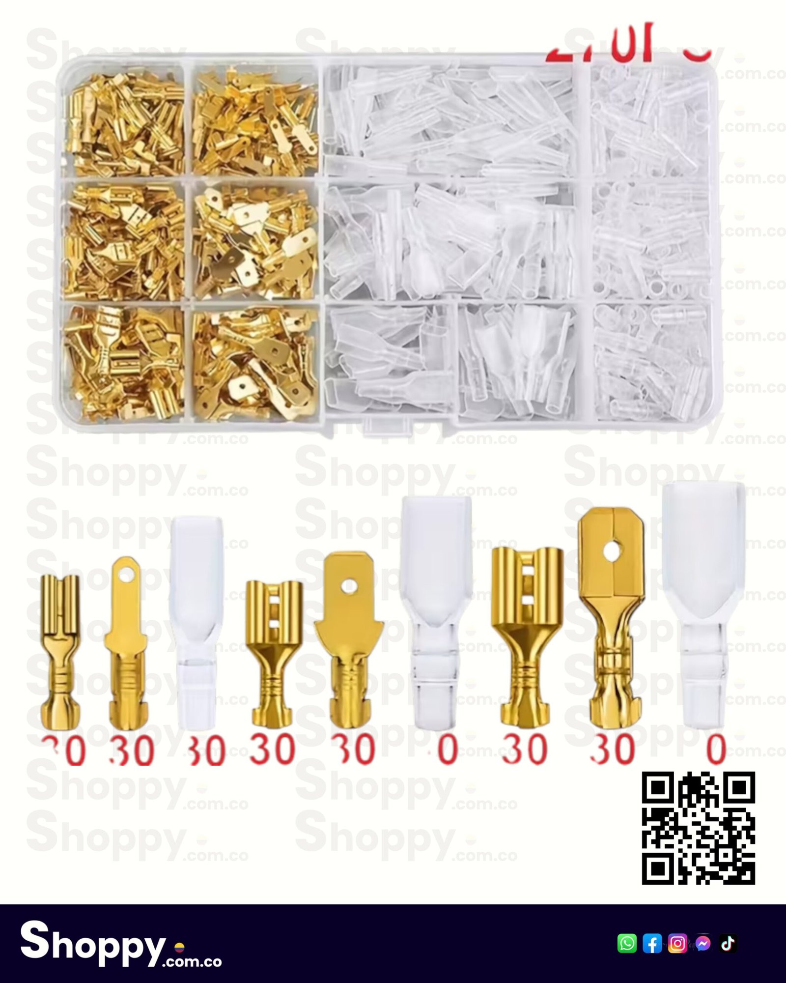 kit de 270 terminales eléctricas kit de 270 terminales eléctricas