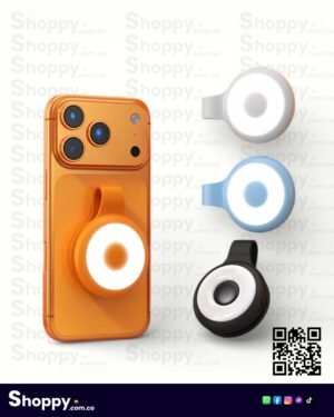 mini luz led magnética pro: iluminación para selfies