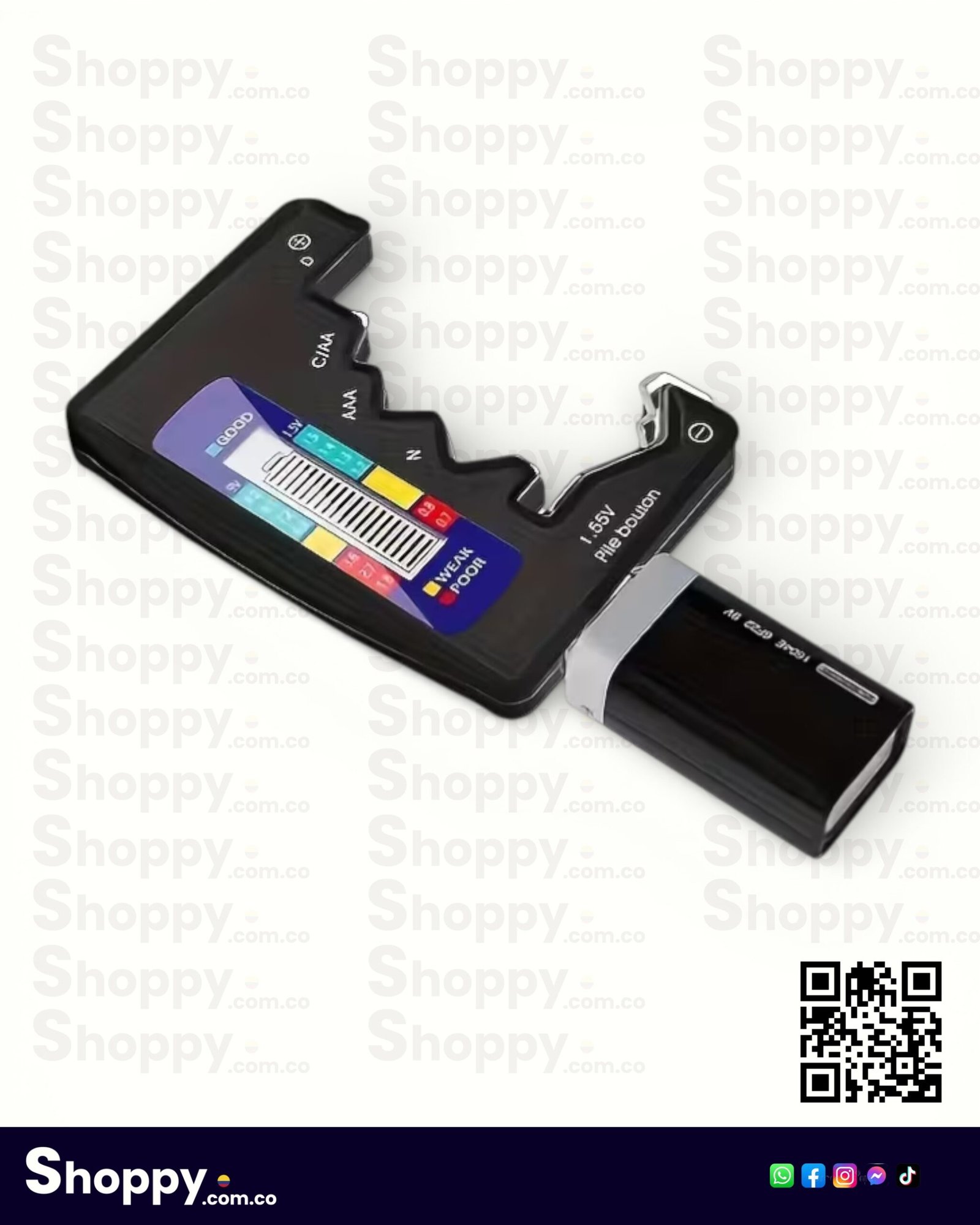 probador de baterías digital universal lcd probador de baterías digital universal lcd