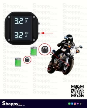 Sistema de Monitoreo de Presión de Llantas YNF para Motocicleta