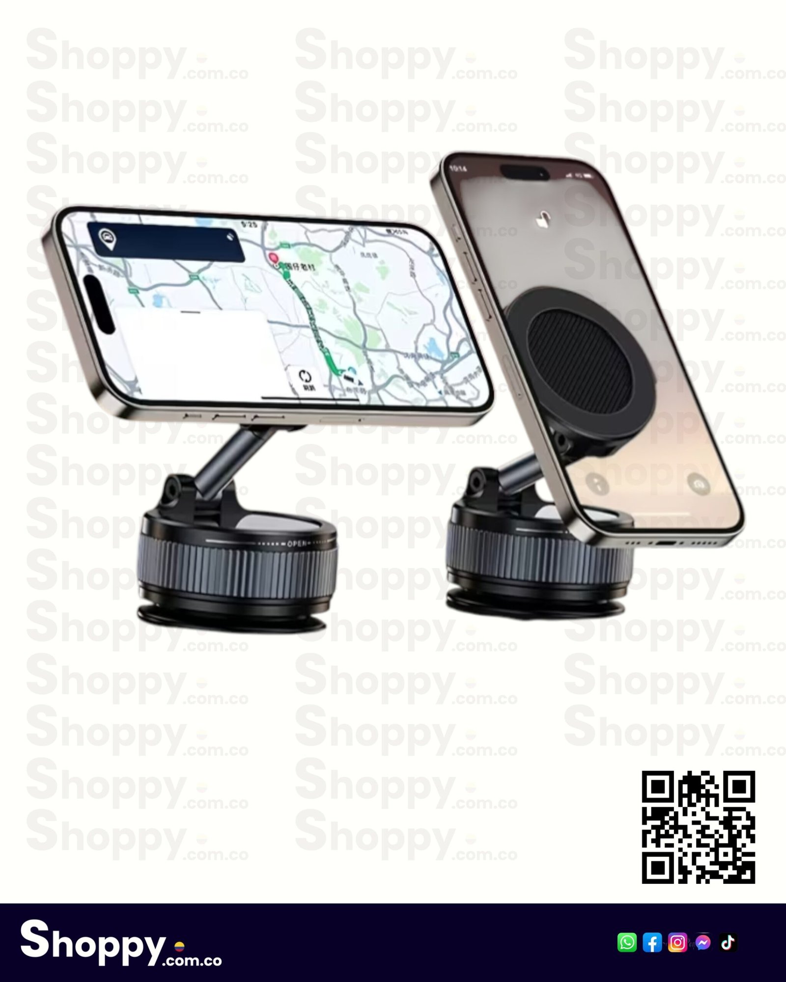 soporte magnético para teléfono con succión de vacío soporte magnético para teléfono con succión de vacío