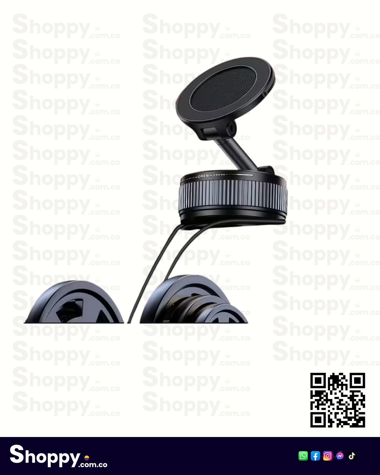 soporte magnético para teléfono con succión de vacío soporte magnético para teléfono con succión de vacío