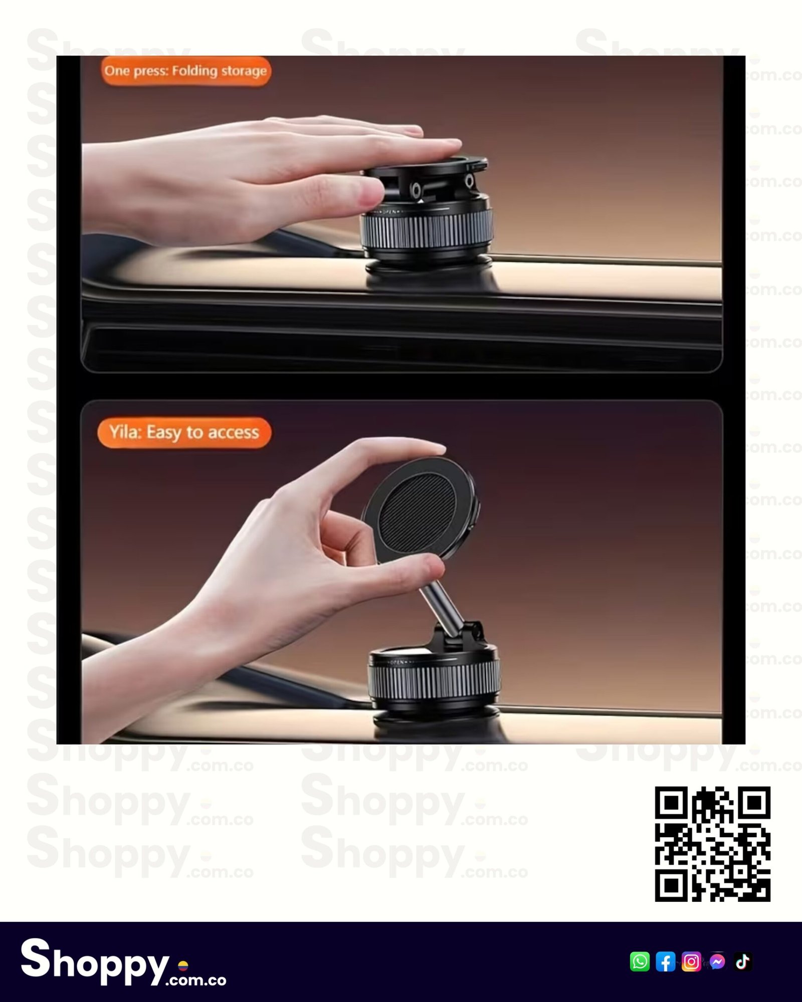 soporte magnético para teléfono con succión de vacío soporte magnético para teléfono con succión de vacío